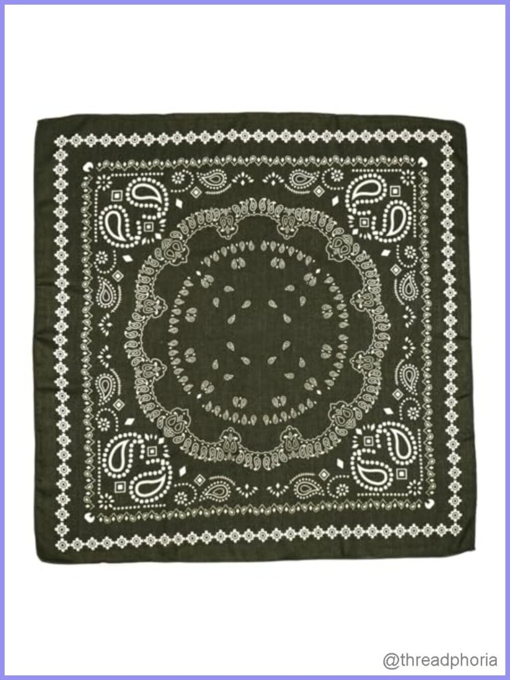 Women's Large 27x27 Bandana Scarf Soft Viscose Head Neck Scarf